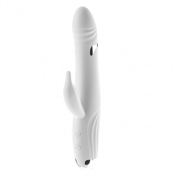MizzZee - Electric Shock Dual Vibrator Wand (Chargeable - White)